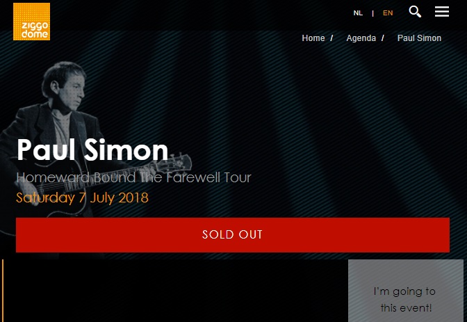 sold out amsterdam